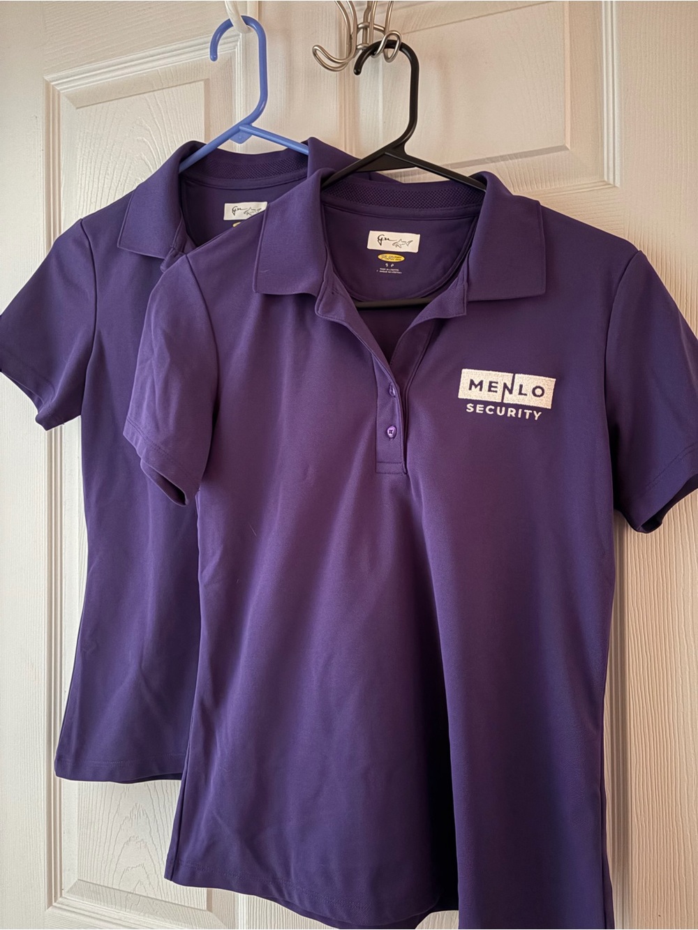 ⚡️ 2 pack Purple Polo Short Sleeve Shirts
women's Small
